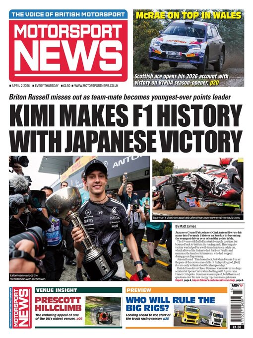 Title details for Motorsport News by Kelsey Publishing Ltd - Available